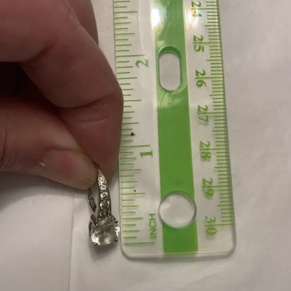 Silver drop earrings - Picture 6 of 6